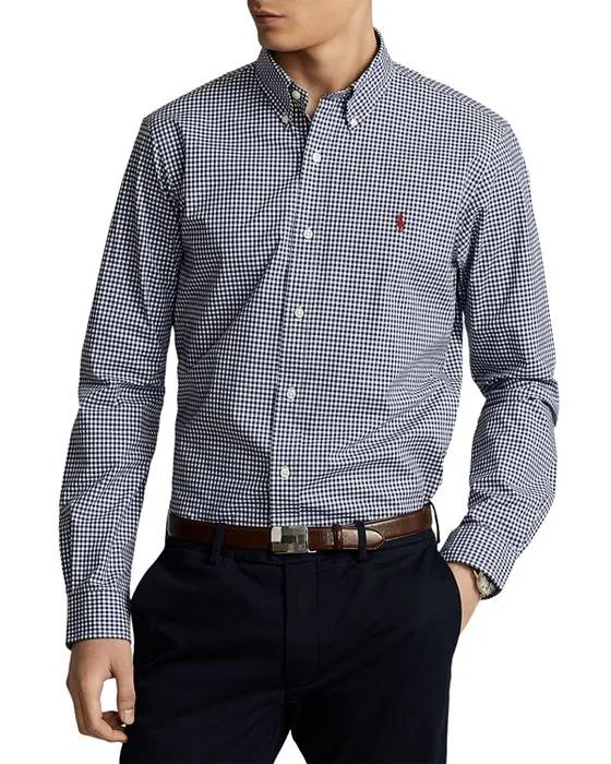 Polo Ralph Lauren Classic Fit Gingham Stretch Poplin Shirt