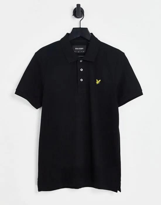 polo shirt in black