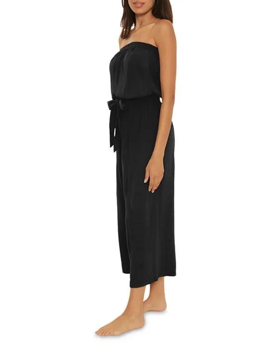 Ponza Strapless Cover Up Jumpsuit