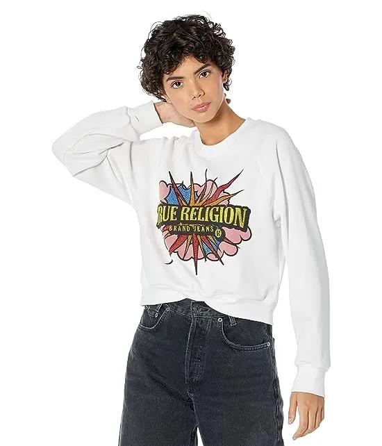 Pop Art Rhinestone Sweatshirt
