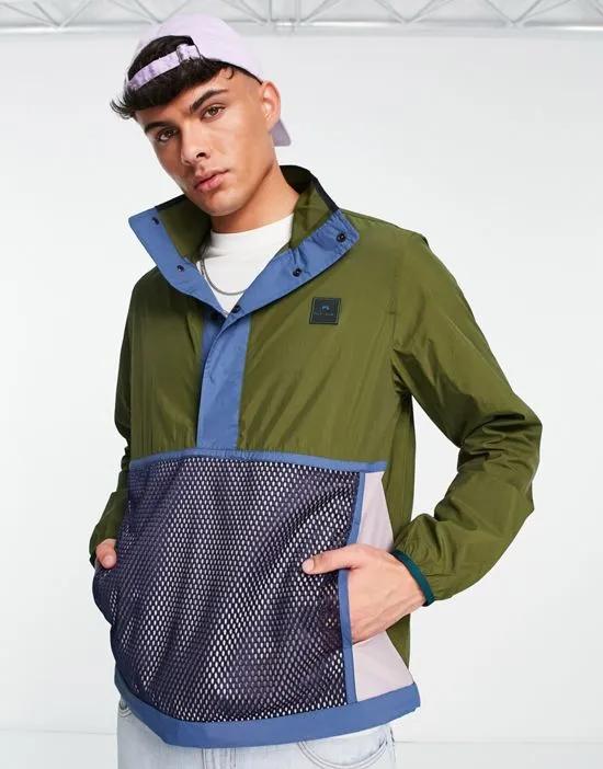 pop over jacket in green