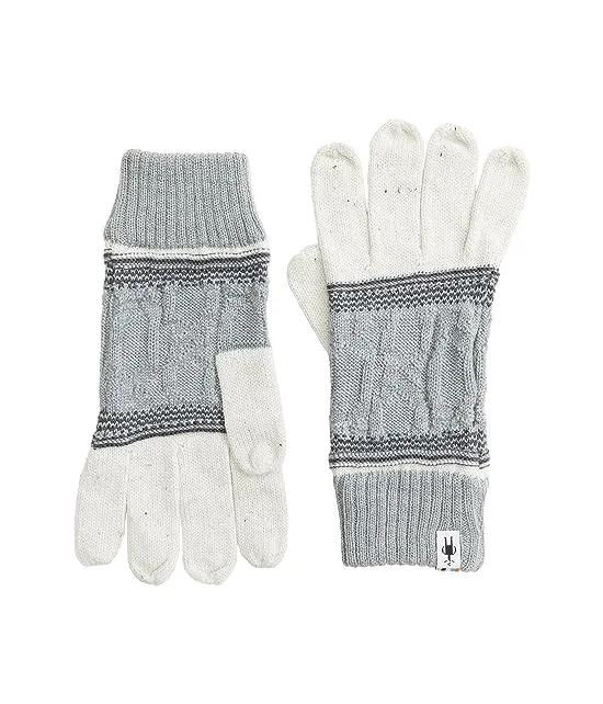 Popcorn Cable Gloves