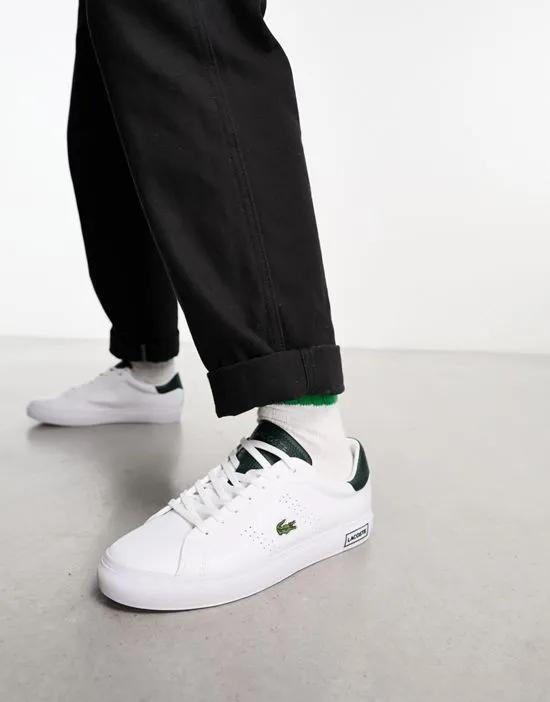 Powercourt 2.0 Sneakers In White Green