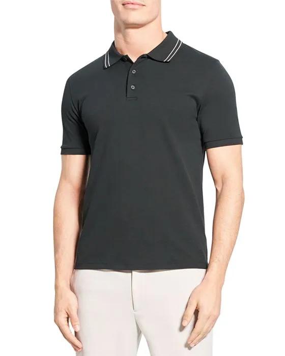 Precise Tipped Collar Short Sleeve Polo Shirt