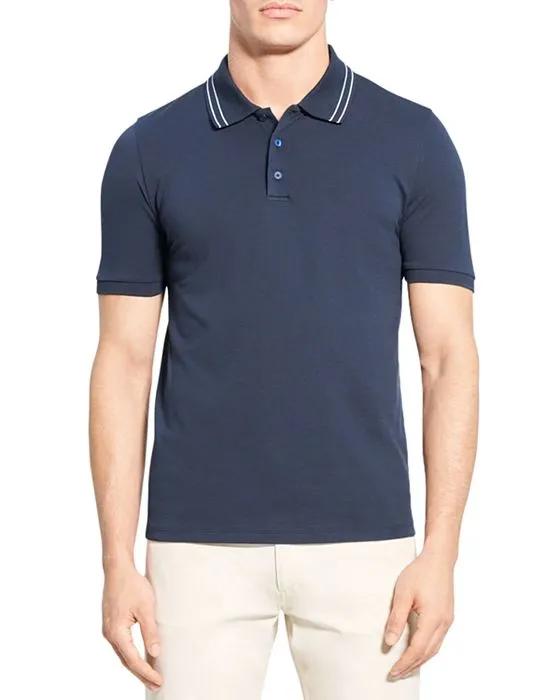 Precise Tipped Collar Short Sleeve Polo Shirt