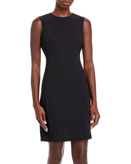Precision Ponte Fitted Shift Dress
