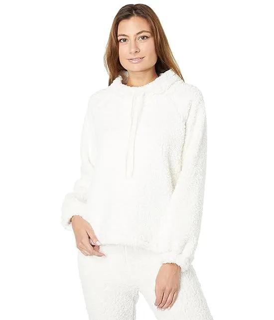 Premium Soft Plush Pile Raglan Pullover Sweatshirt