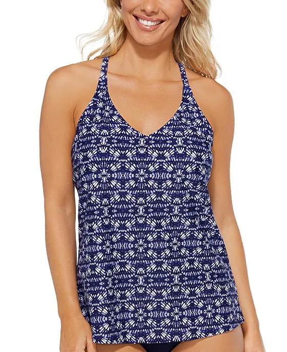 Printed Adjustable Racerback Underwire Tankini, Created for Macy's