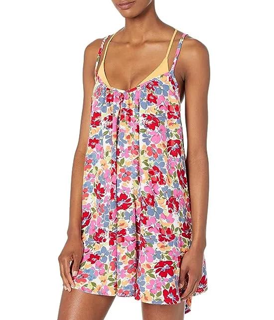 Printed Summer Adventures Cover-Up Dress