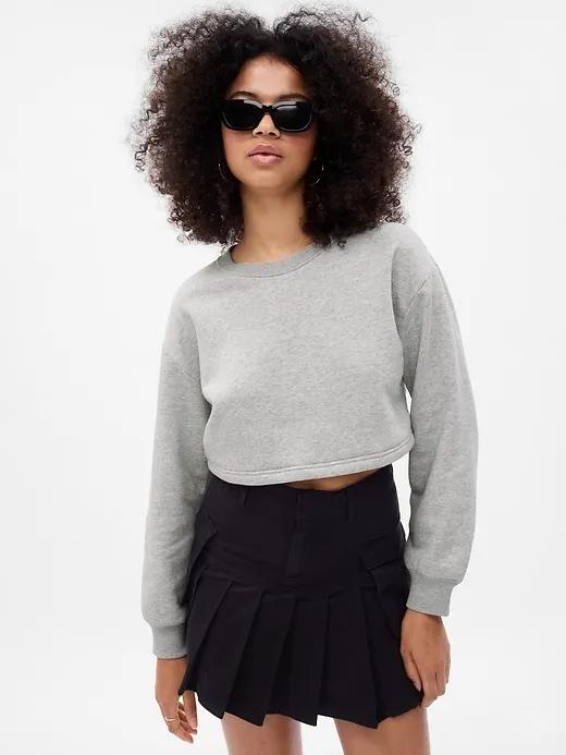 PROJECT GAP Vintage Soft Cropped Sweatshirt