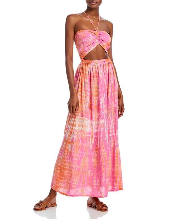 Pua Printed Cover Up Maxi Dress