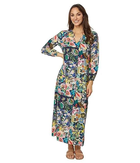 Puff Sleeve Maxi Cover-Up