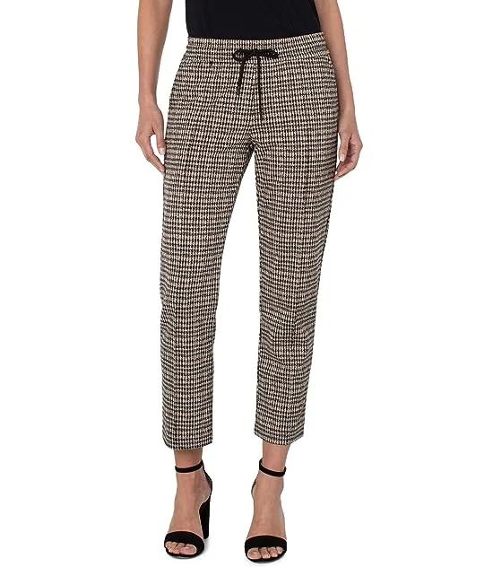 Pull-On Ankle Trousers w/ Pin Tucks 27"