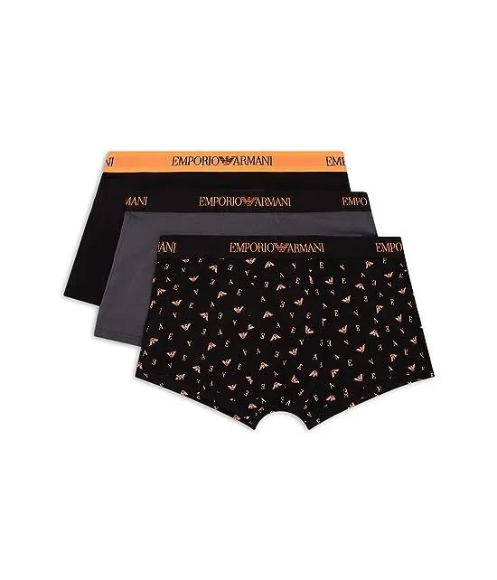 Pure Cotton 3-Pack Trunks