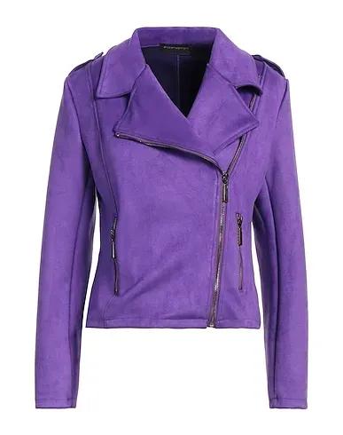 Purple Biker jacket