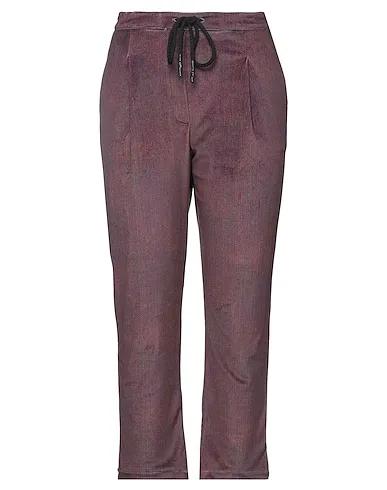 Purple Chenille Casual pants