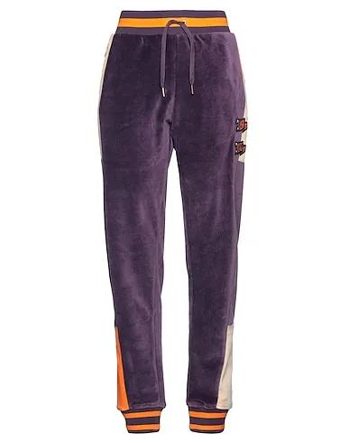 Purple Chenille Casual pants