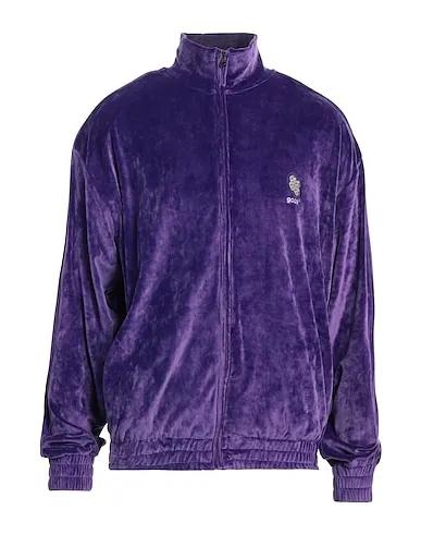 Purple Chenille Hooded sweatshirt