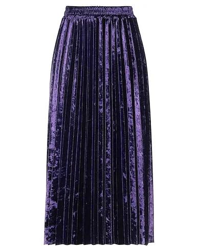 Purple Chenille Maxi Skirts