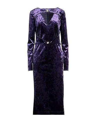Purple Chenille Midi dress