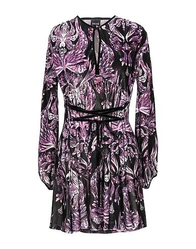 Purple Chenille Short dress