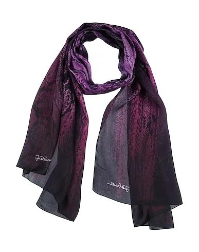Purple Chiffon Scarves and foulards