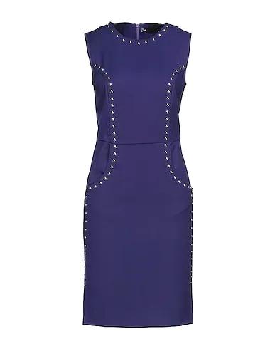Purple Cotton twill Elegant dress
