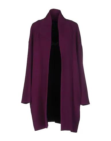 Purple Crêpe Full-length jacket