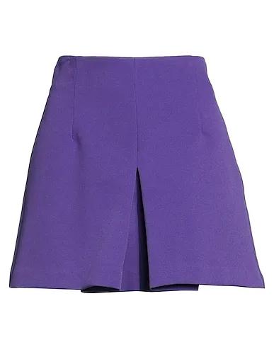 Purple Crêpe Shorts & Bermuda