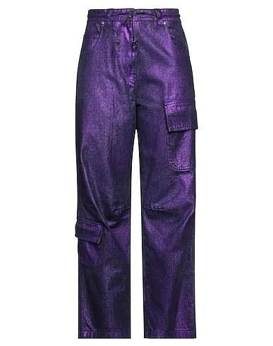 Purple Denim Denim pants