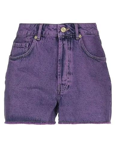 Purple Denim Denim shorts