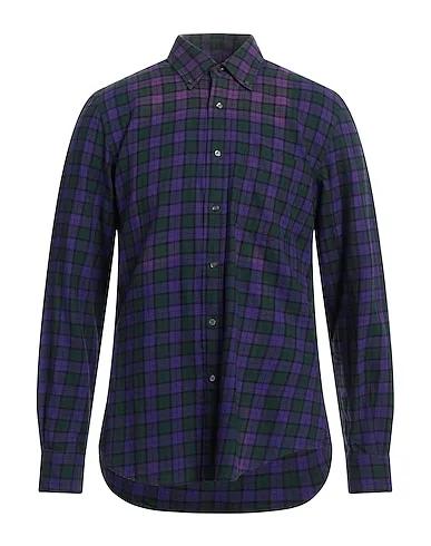 Purple Flannel Checked shirt