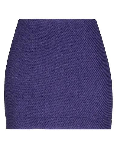 Purple Flannel Mini skirt