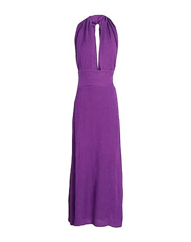 Purple Gauze Long dress