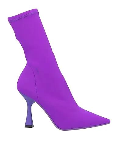 Purple Jersey Ankle boot
