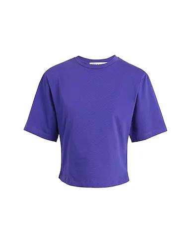 Purple Jersey Basic T-shirt T-SHIRT IN COTONE
