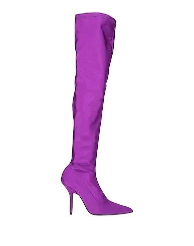 Purple Jersey Boots