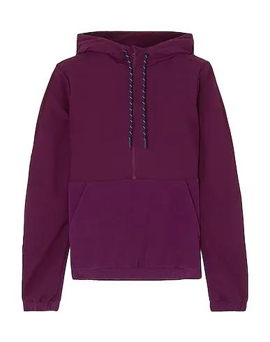 Purple Jersey Hooded sweatshirt