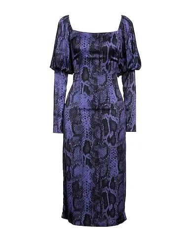 Purple Jersey Midi dress