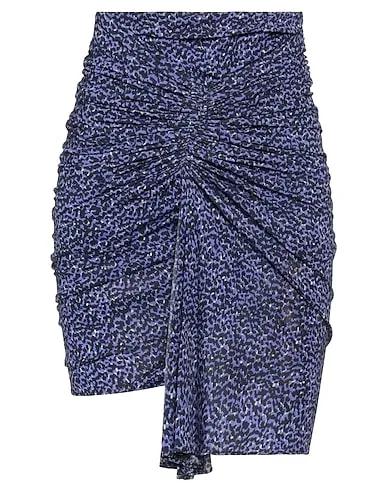 Purple Jersey Mini skirt