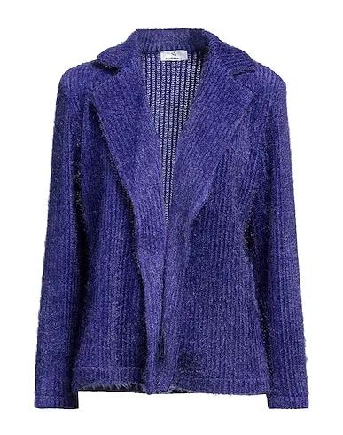 Purple Knitted Blazer
