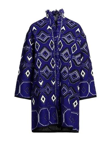Purple Knitted Full-length jacket
