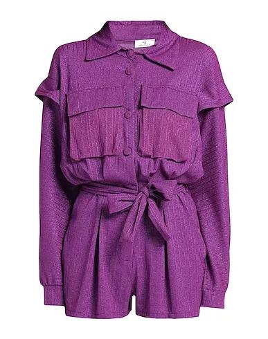 Purple Knitted Jumpsuit/one piece