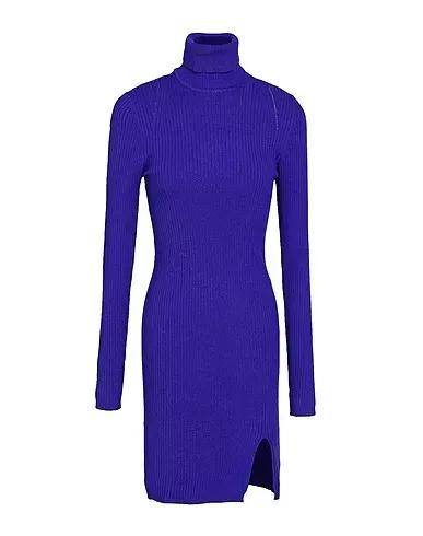 Purple Knitted Sheath dress