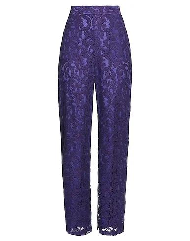 Purple Lace Casual pants