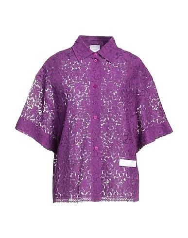 Purple Lace Lace shirts & blouses