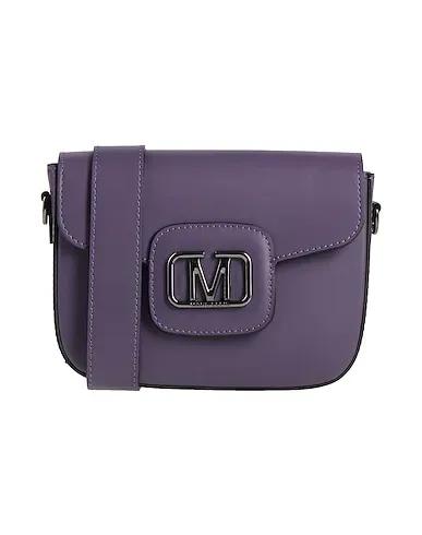 Purple Leather Cross-body bags