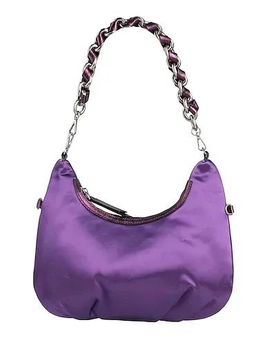 Purple Leather Shoulder bag