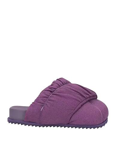 Purple Mules and clogs