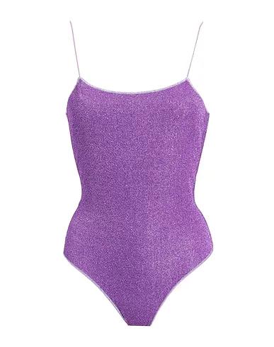 Purple One-piece swimsuits LUMIÈRE MAILLOT

